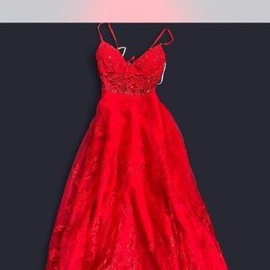 Ellie Wilde Vibrant Red Dress